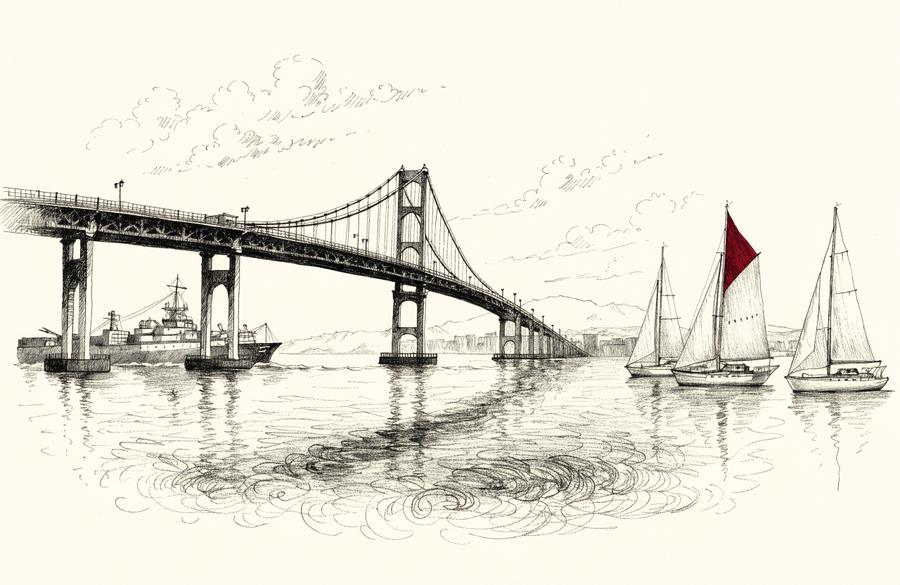 Ilustración a lápiz de San Diego